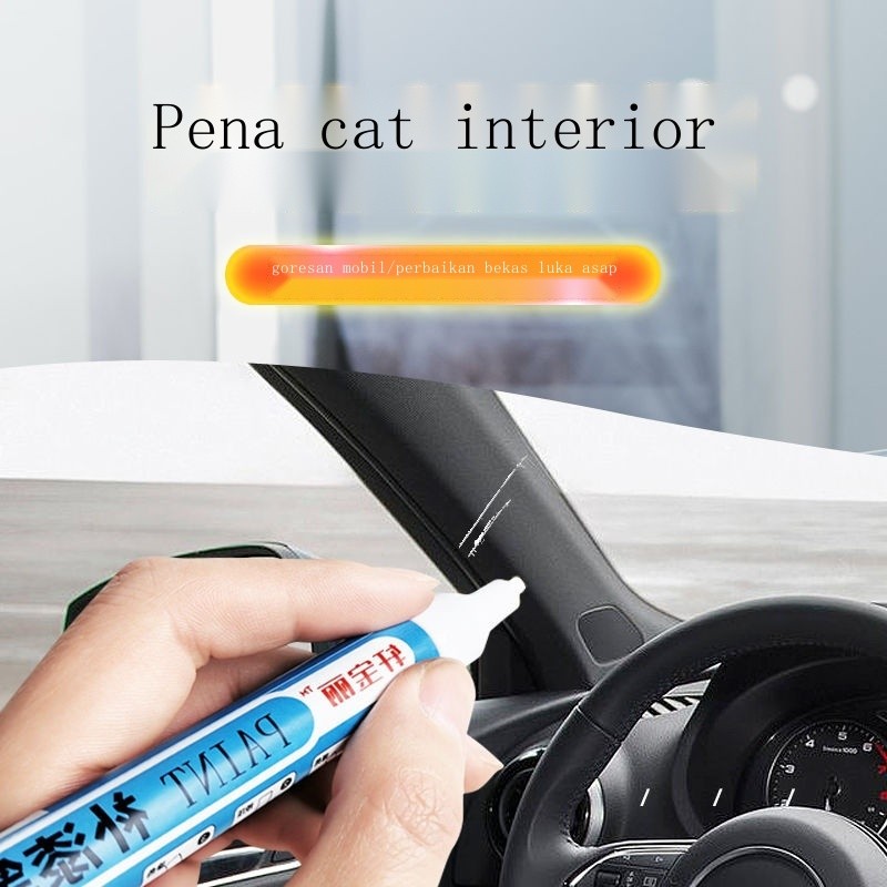 Mobil interior pena pena kulit konsol pusat konsol goresan penuaan memudar rokok pantat scald renov