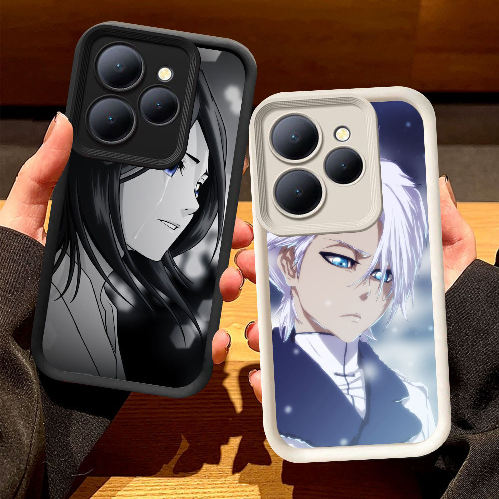 O-68 Bleach Casing untuk Tecno ITEL A70 POP Spark 8 Pova 6 GO 2024 20 Pro 5G Hitam dan Putih