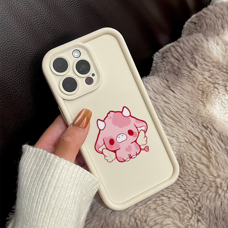 Casing Pelindung Tema Sapi Lucu, untuk Oppo A15 A16 A17 A12 A11S A18 A31 A33 A38 A53 A54 A55 A57E A5