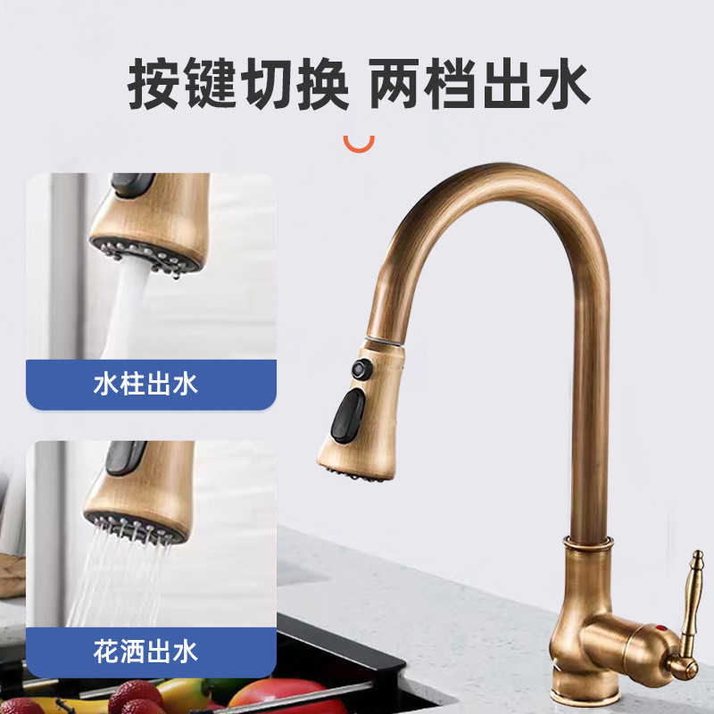 Kran Keran Air Wastafel Bak Faucet Water Taps Dapur Kitchen Cuci Piring Cuci Sayuran Sink Bak Basin 