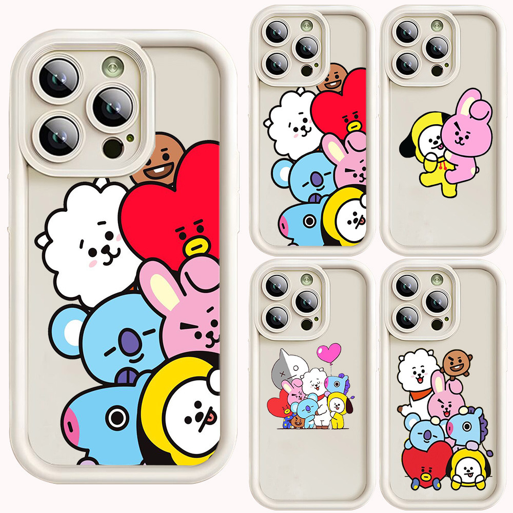 Putih Casing Untuk OPPO A11S A12 A12E A12S A15 A15S A5 A9 2020 A96 5G A36 D-48 BT21 Cover