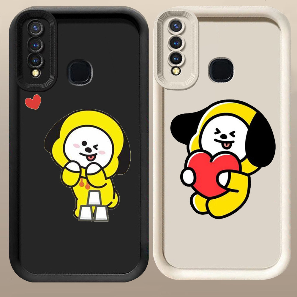 D-34 BT21 Chimmy Case Casing untuk VIVO Y50 Y30i Y12 V9 Y30 Z1 Y19 Y17 Y15 Pro