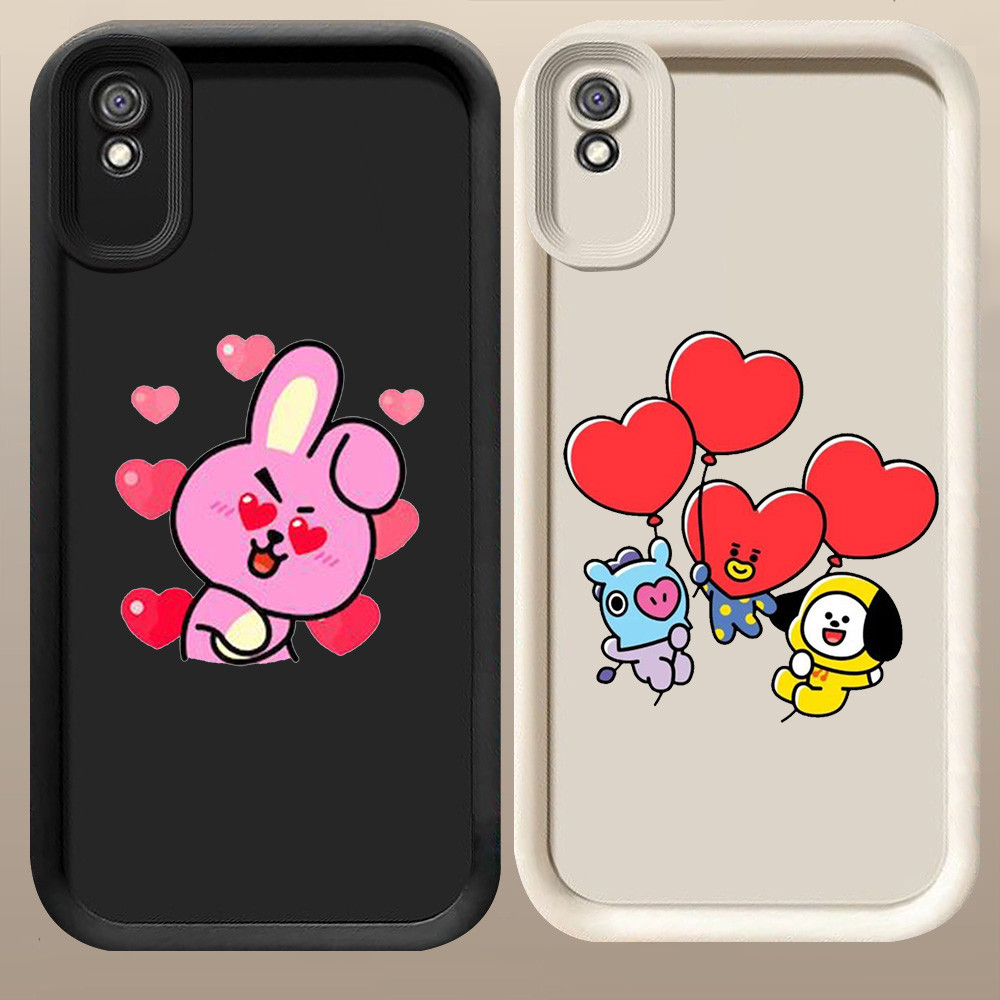 D-59 BT21 Cooky Case Casing untuk Xiaomi POCO M3 Redmi Note 6A 9A 7 9T Pro
