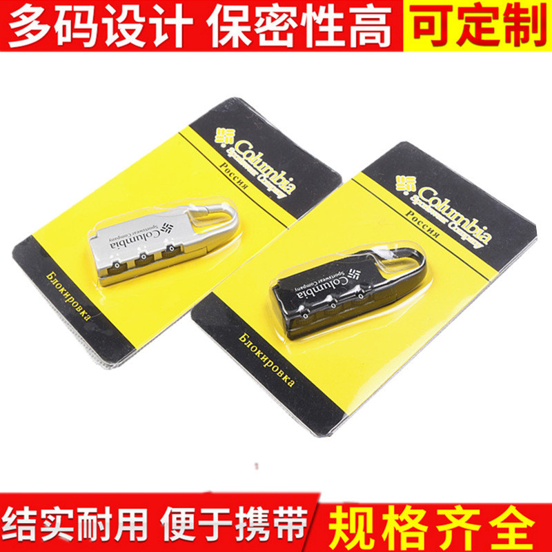 Kunci Gembok Kombinasi Angka Pasword Anti Maling  Tas perjalanan, hadiah kecil, alat logam, sandi, k