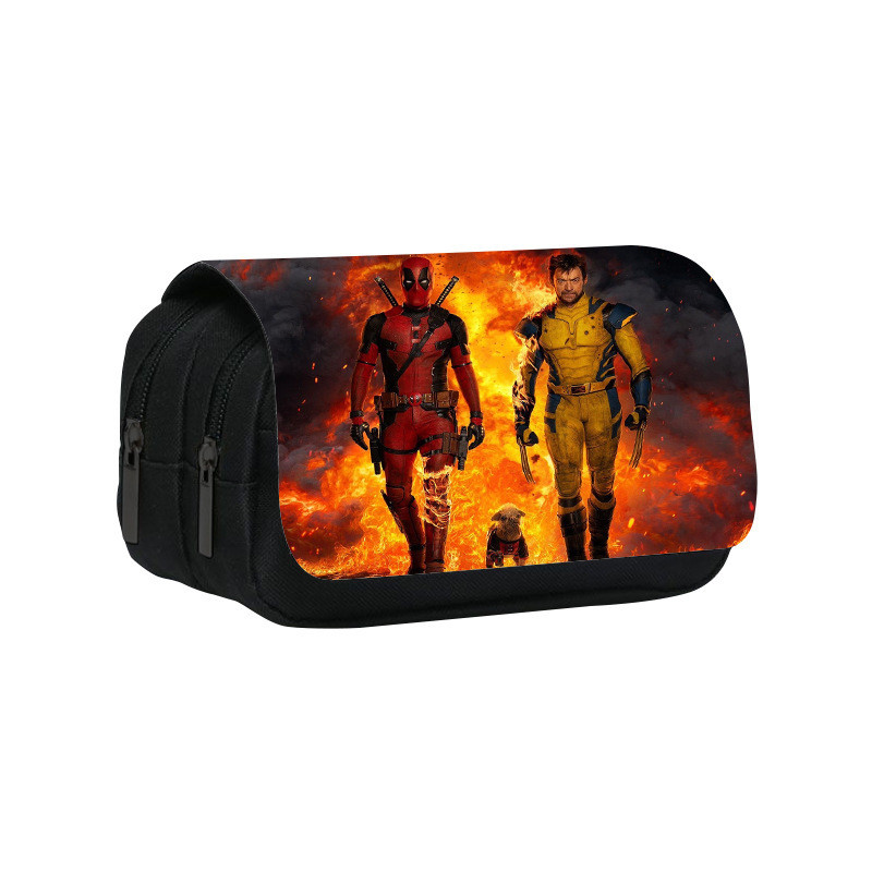 

Tempat Pensil Deadpool&Woerine Pencil Dua Lapisan Dan Tas Stationery Untuk Mahasiswa SMA Import