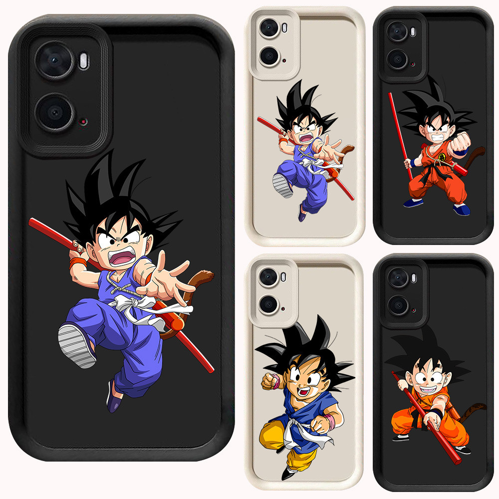 D-98 Dragon Ball Goku Case Hitam Putih Casing untuk OPPO A83 A57s A37 A57e A76 A39 A57 A36