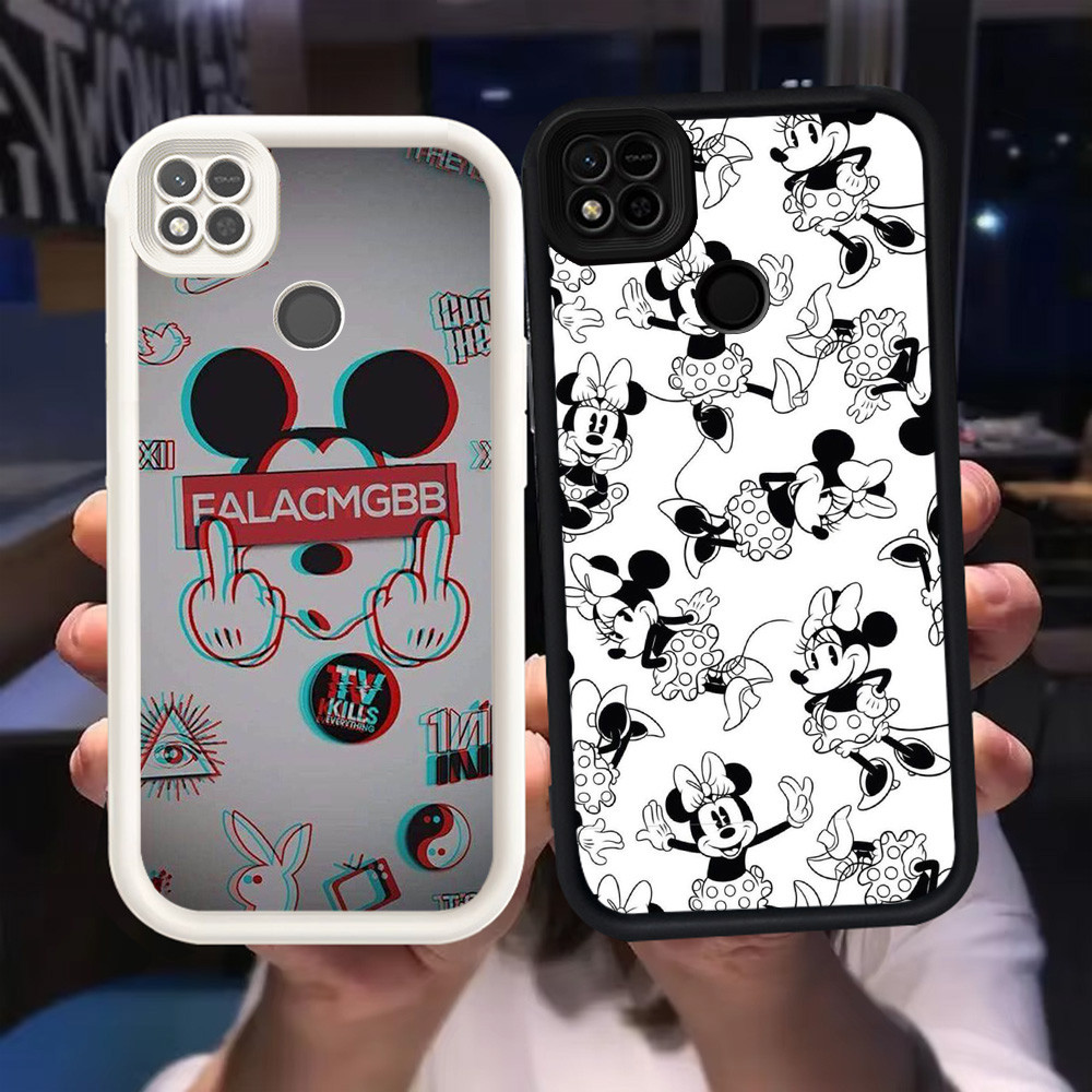 Z-19 Mickey Mouse Putih Hitam Casing untuk Realme Narzo 20 30A C21 C25Y C21Y Case