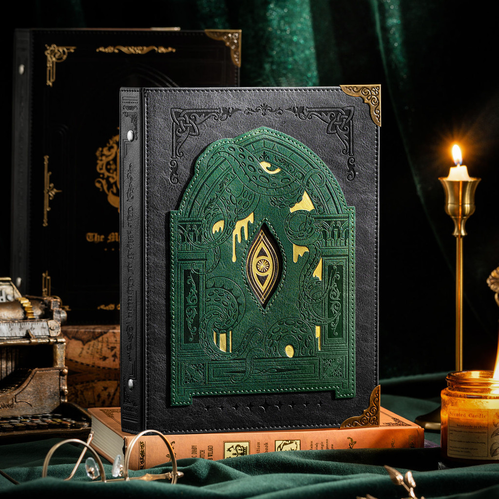 Buku Catatan Perguruan Tinggi Buku Besar Daun Longgar Ajaib Retro Buku 2024 Multifungsi Buku Harian 