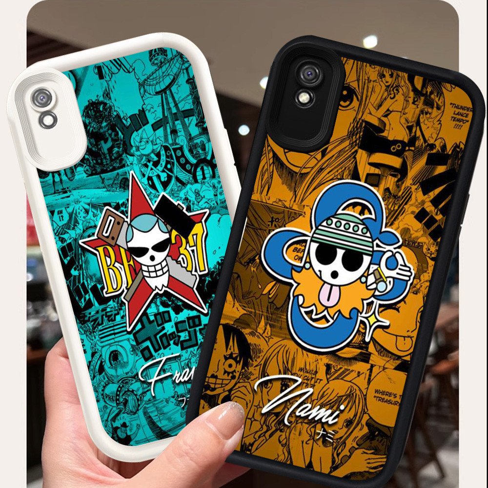R-23 One Piece Luffy Case Lembut Casing untuk Xiaomi Redmi Note 9A A1 7 9T Pro Cover