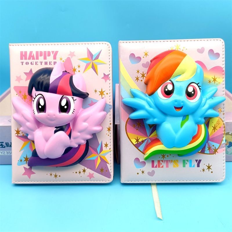 

Asli My Little Pony Pengurangan Stres Buku Catatan Kartun Lucu Twilight Sparkle Rainbow 2024 Selebr