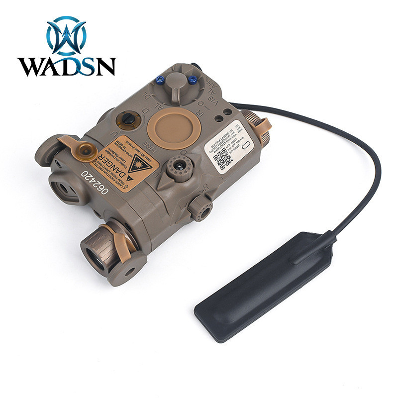 Lampu Senter Dan Aksesoris  Waldson PEQ15 Tactical Battery Box Red/IR Laser