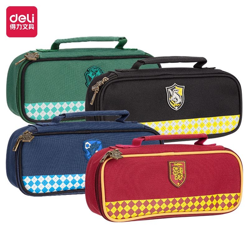 

Deli Kotak Pensil Merek Bersama Harry Potter Kotak Alat Tulis Anak Laki-laki Kapasitas Besar Kotak