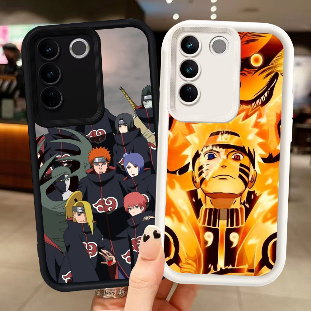 Z-29 Naruto Putih Hitam Casing untuk VIVO Y81s V29E V29 Y81 Y100 Pro Case