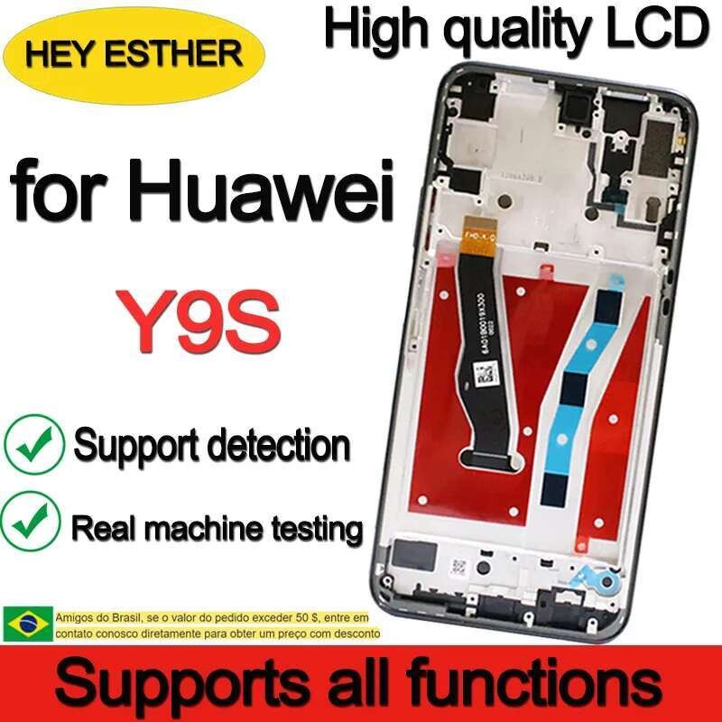 IPS Penggantian Untuk Layar Sentuh LCD Huawei Y9S STK-L21, STK-LX3, STK-L22 6.59'' STK-L21, STK-LX3