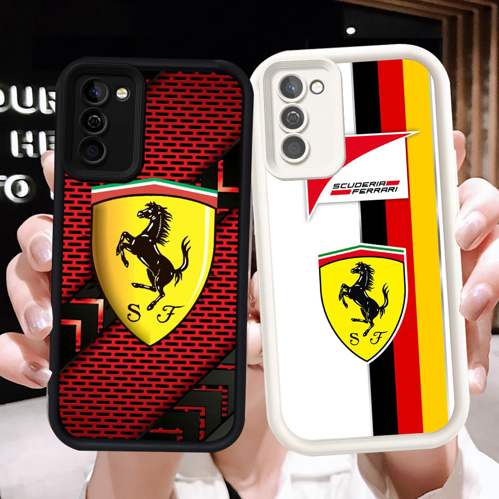 Z-51 Ferrari sports car Putih Hitam Casing untuk Samsung Galaxy A71 S21 A51 A31 S20 FE Case
