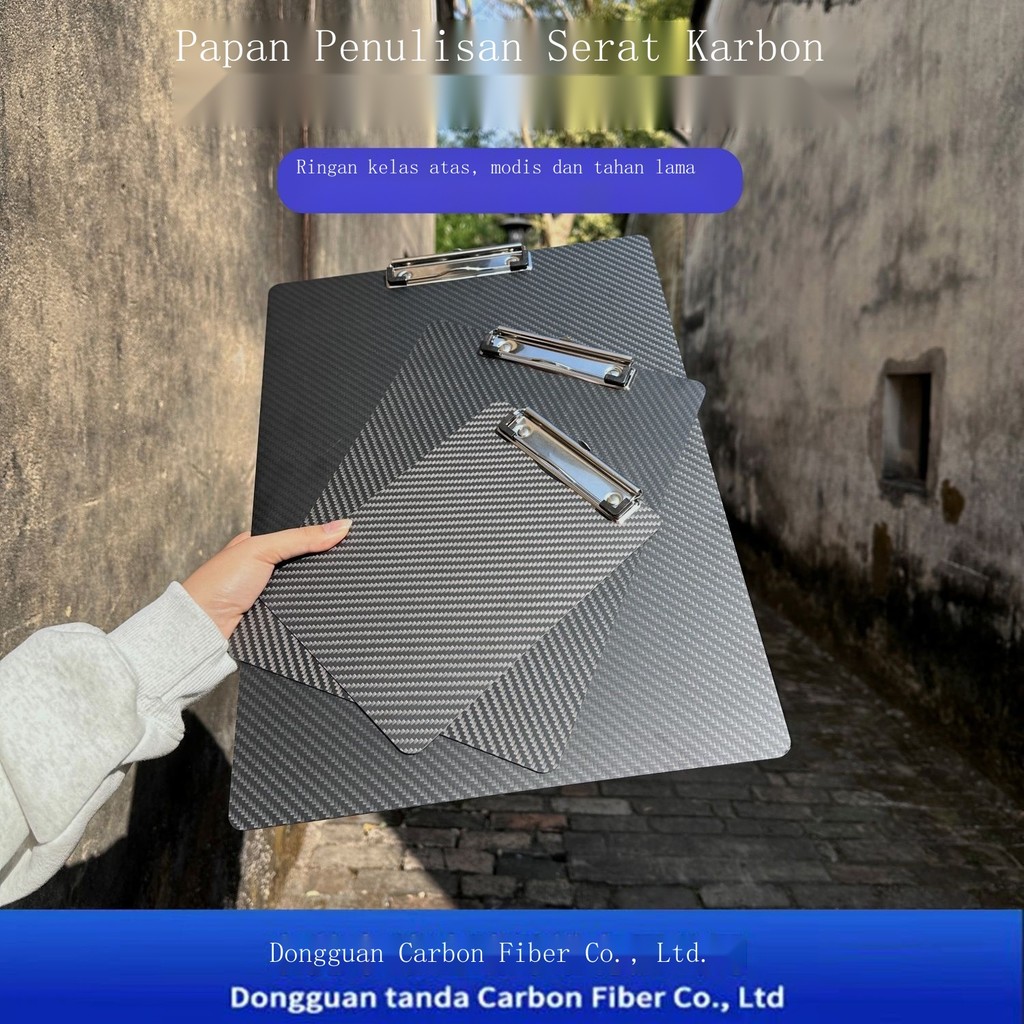 

Papan Penulisan Serat Karbon Nyata Folder Bisnis Pria High-End A4 Seni Mahasiswa Pembelajaran Papan