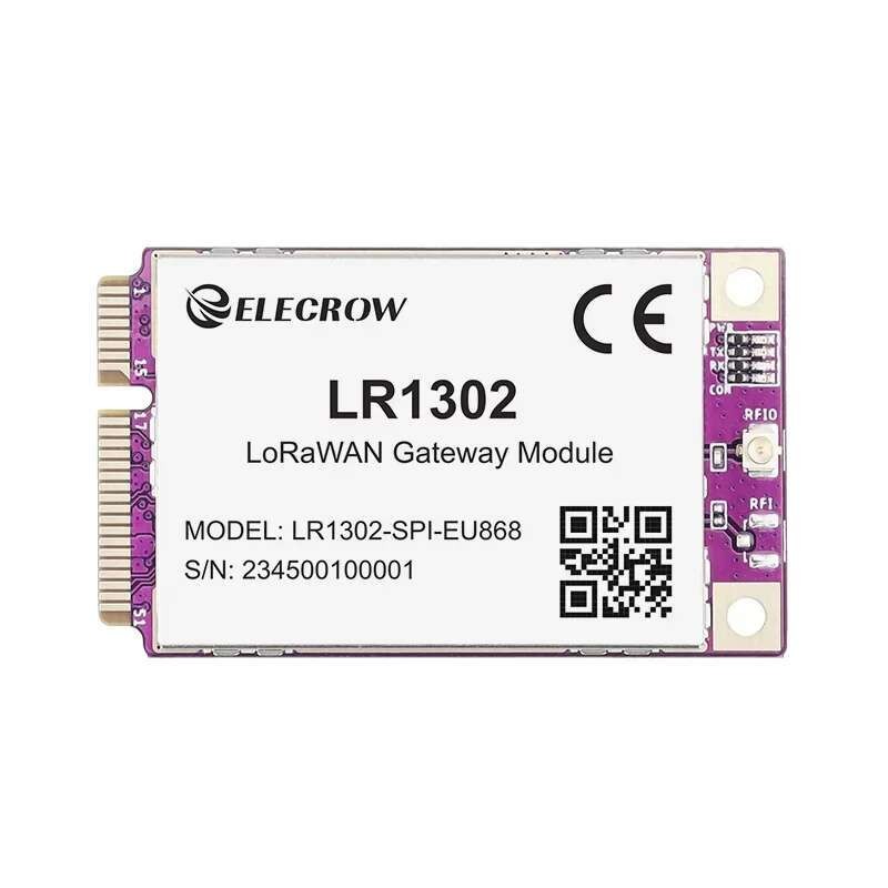 LR1302 Elecrow LoRaWAN SPI EU868 SX1302 Modul Gateway Jarak Jauh port 8 Saluran Untuk Lebih Lancar
