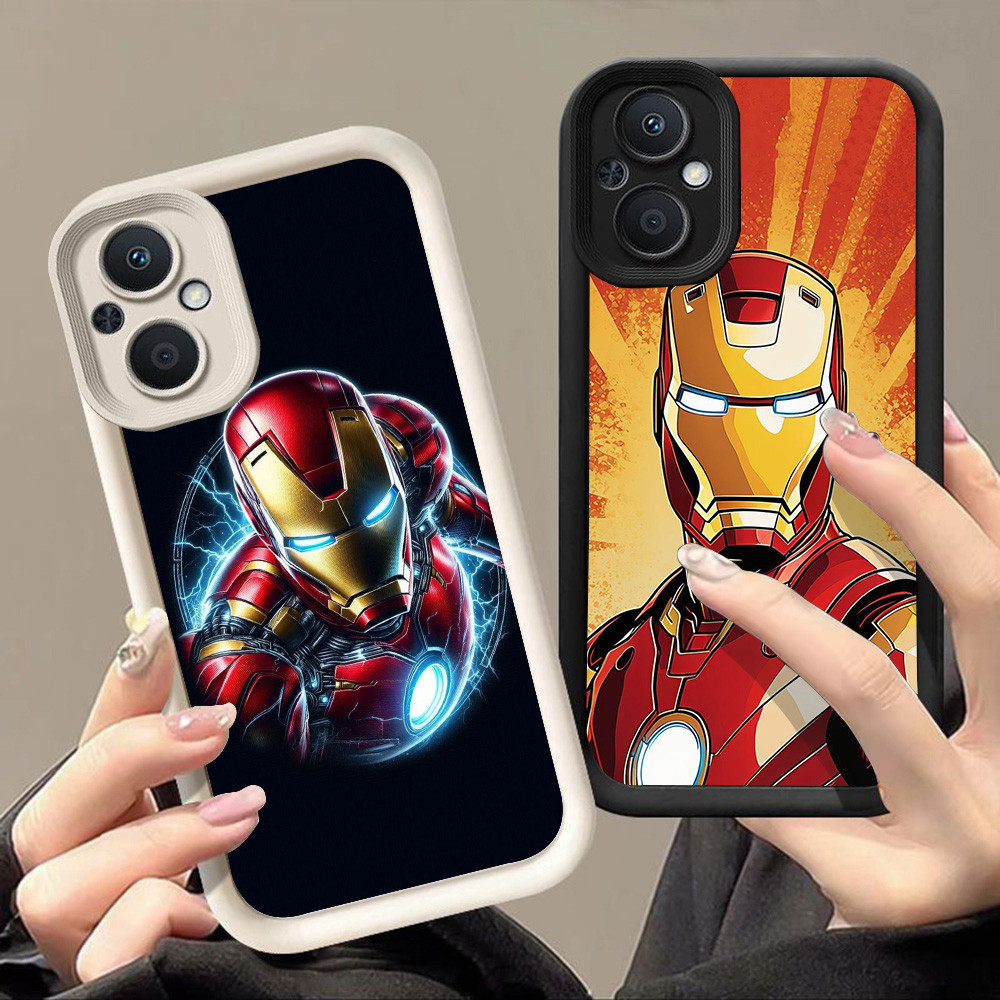 Casing untuk OPPO Reno Find 8 7Z 7 X5 8Z Lite 5G Q-100 Iron Man