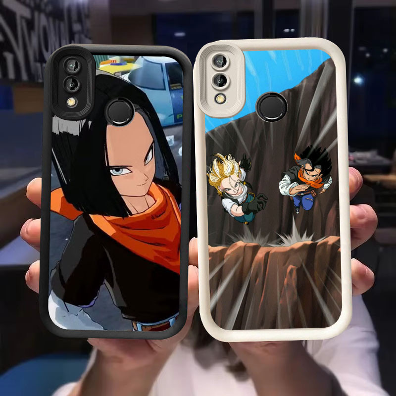 O-51 Dragon Ball Android Casing untuk VIVO Y95 V15 Y91C Y91 Y93 Y91i Hitam dan Putih