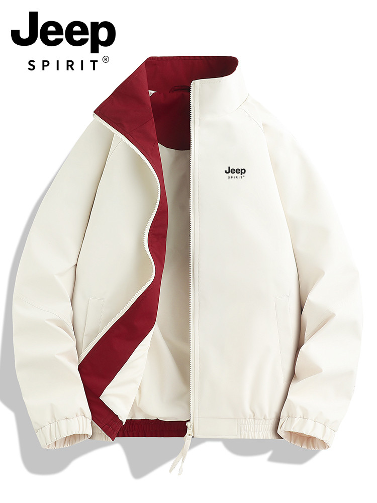 Jeep Spirit Jaket Wanita Musim Semi Gugur 2025