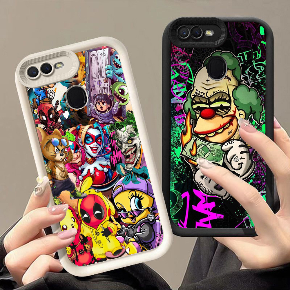 Casing untuk OPPO Realme A12 A12s F7 C2 F9 C2s A5S A5 A1K A12E A7 A3S Pro Q-1 Joker