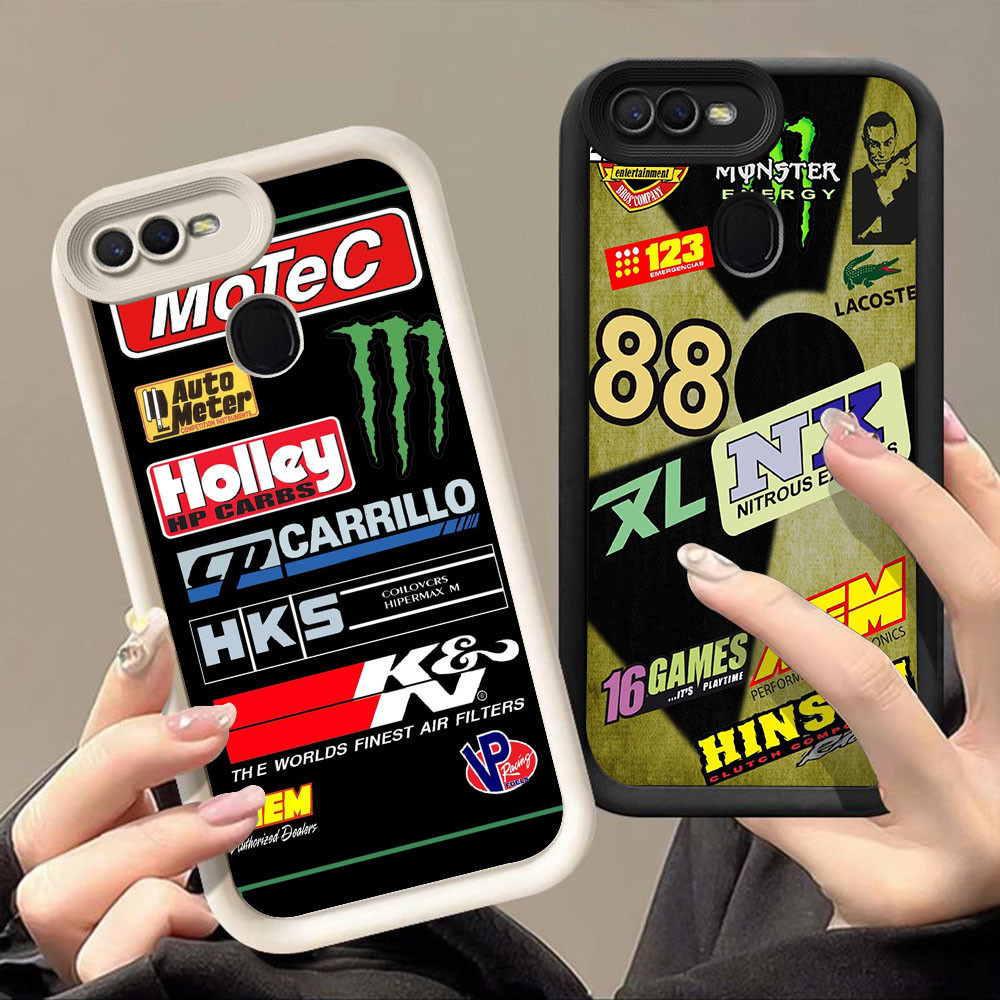 Casing untuk OPPO Realme A12 A12s F7 C2 F9 C2s A5S A5 A1K A12E A7 A3S Pro Q-68 MoteC