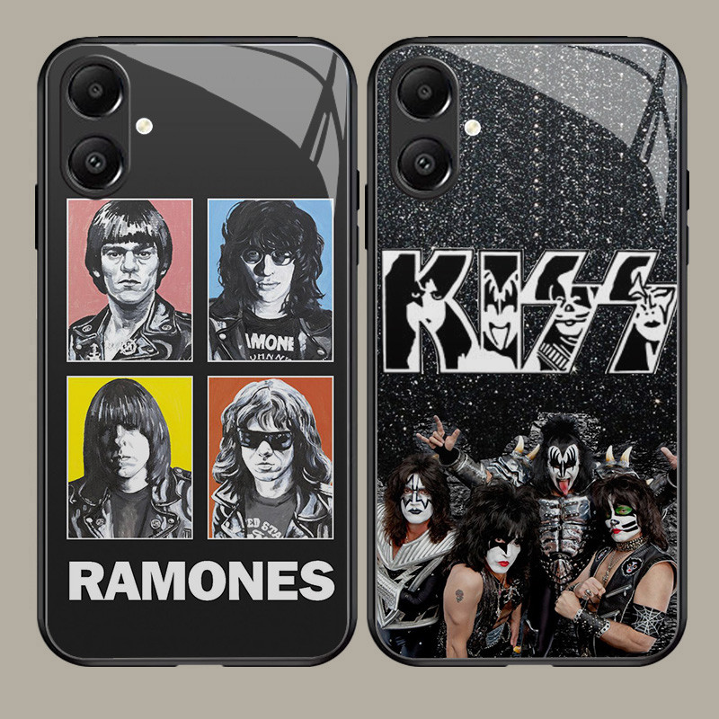 G-94 Fashion Rock Band HD Kaca Casing untuk Samsung Galaxy A04 F04 A04e A03 Core M04 A05