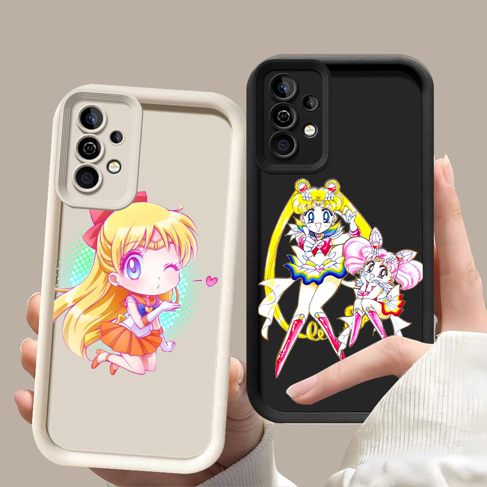D-29 Sailor Moon Case Casing untuk Samsung Galaxy A52 A73 A35 A53 A52S A72 A25 A36 A56 S25 Ultra 5G