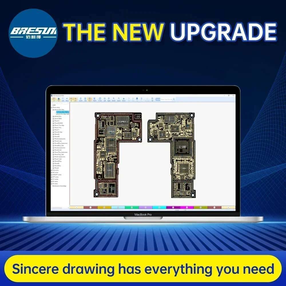 WXJ Skema ID Gambar Cerdas untuk Sel iPhone Android iPad Diagram Sirkuit Terintegrasi