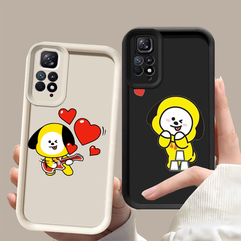 D-34 BT21 Chimmy Case Casing untuk Xiaomi Redmi Note 11S 11 11T SE Pro 5G