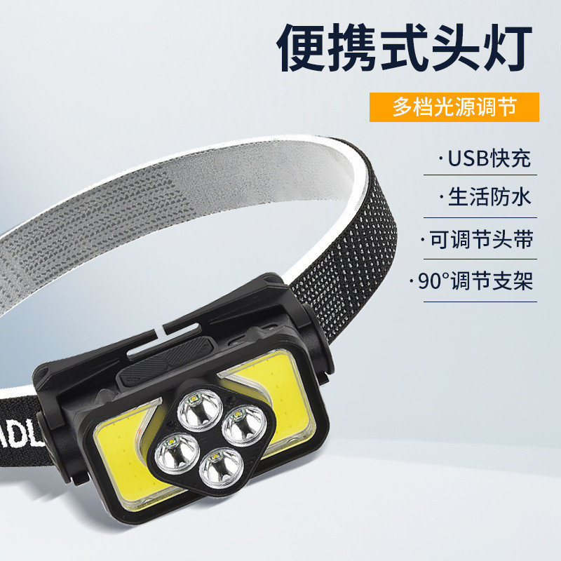 Senter Kepala Headlamp Lampu LED Headlight   Multi spesifikasi malam baru menunggang kapasitas besar