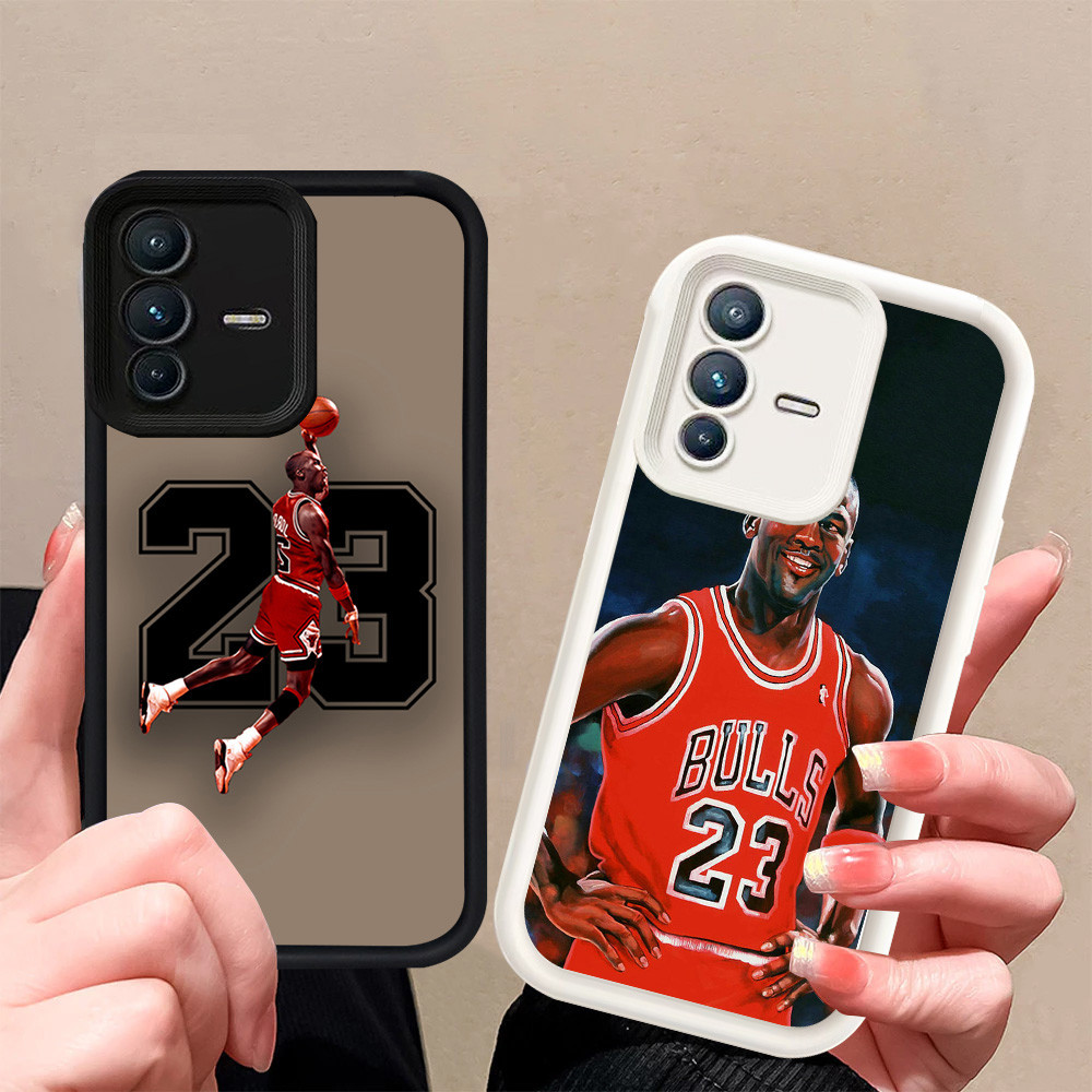 R-37 Michael Jordan 23 Case Lembut Casing untuk VIVO V23 Y200 Y75 V23E 5G Cover