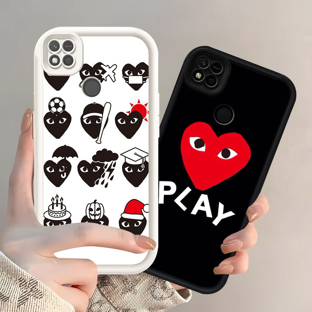 Z-8 CDG Putih Hitam Casing untuk Realme Narzo 20 30A C21 C25Y C21Y Case