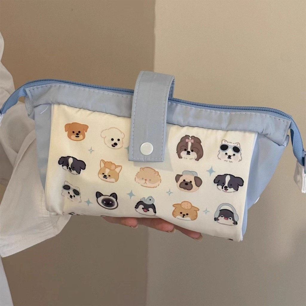 

Tas Pensil Gambar Anjing Lucu Jepang Dalam Kotak Alat Tulis Kapasitas Besar Kotak Pensil Siswa Tas