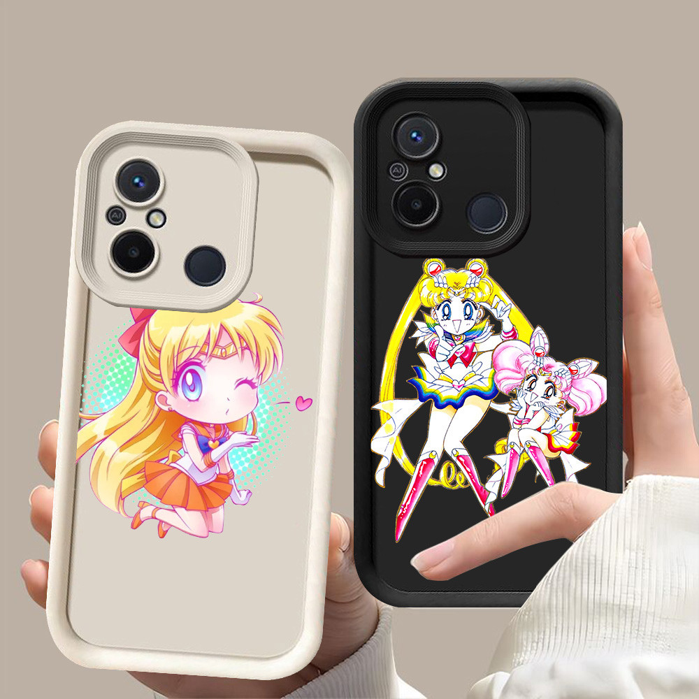 D-29 Sailor Moon Case Casing untuk Xiaomi POCO C31 C55 Redmi 11A 12C 9C 10C