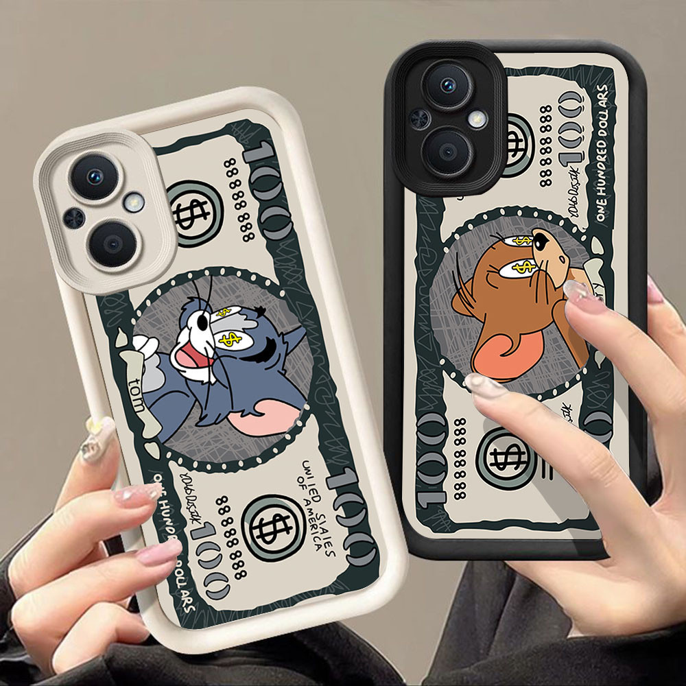 Casing untuk OPPO Reno Find 8 7Z 7 X5 8Z Lite 5F 5G Q-10 New Cat Mouse