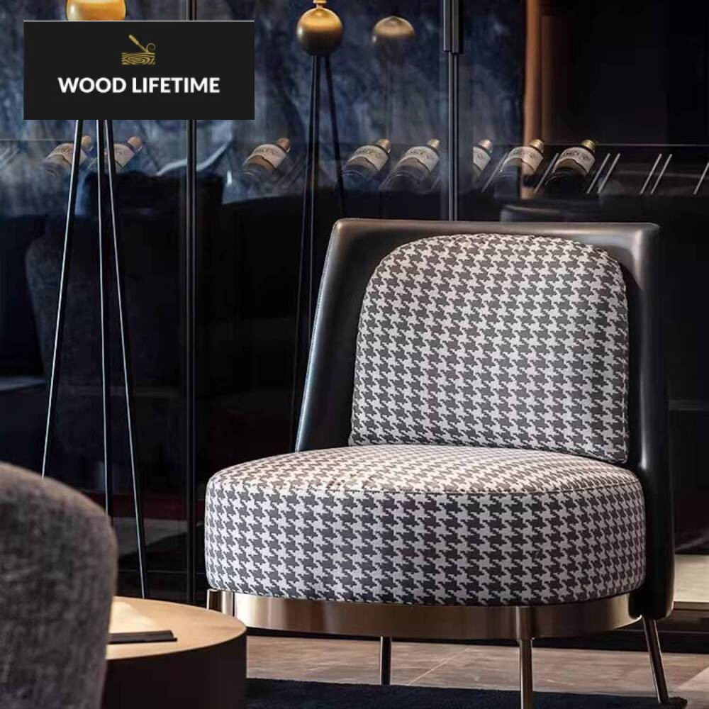 MS Strict / Tape Nordic ringan mewah tunggal Italia kulit seni high-end desainer kursi sofa