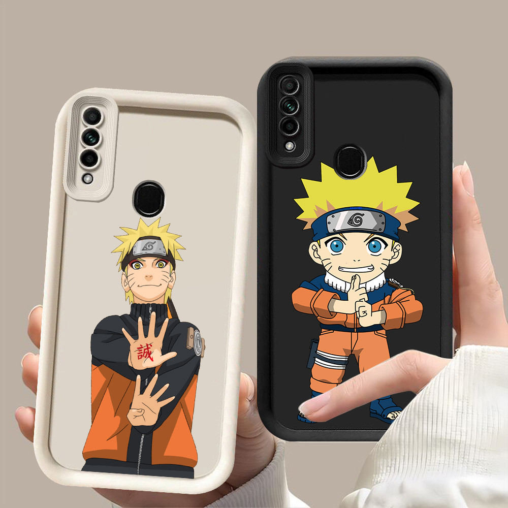 D-23 Naruto Case Hitam Putih Casing untuk OPPO Reno A31 F15 A91 3 2020