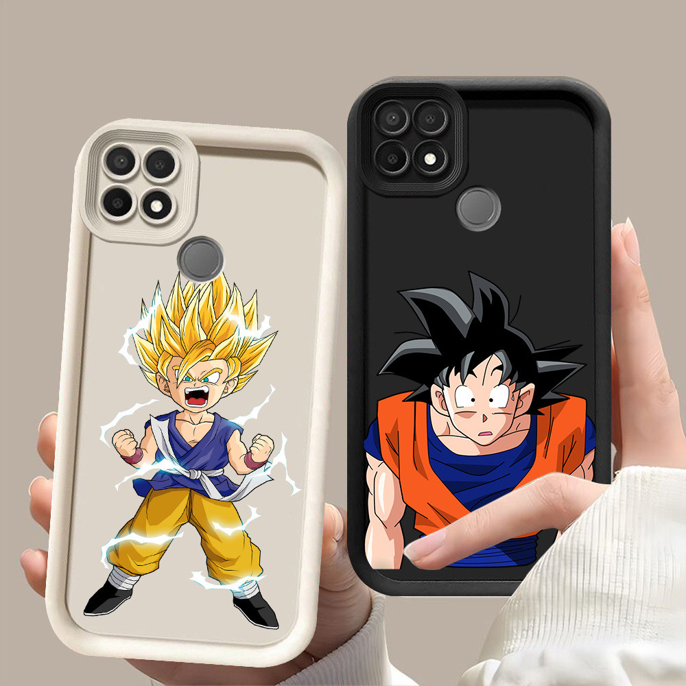 D-73 Goku Case Hitam Putih Casing untuk Realme Narzo 30A C21Y C21 20 C25Y