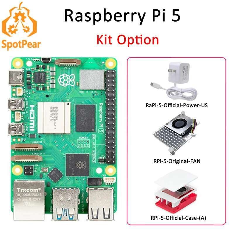 Pi Raspberry 5 Model Resmi Asli Pi5 Pilihan RAM 2GB 4GB 8GB 16GB / / / /
