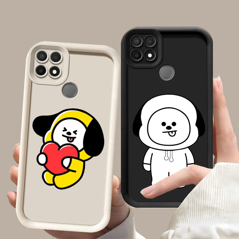 D-34 BT21 Chimmy Case Casing untuk OPPO A15 A35 A15s Realme C15 C25S C25 C12