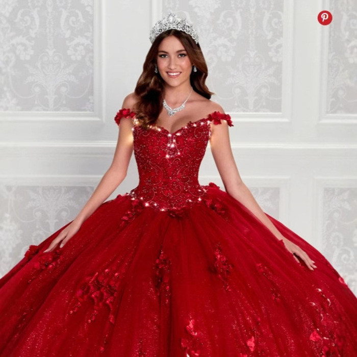 Dress Mewah  blue Green Tulle Quinceanera Dresses Ball Gown Birthday Part Import