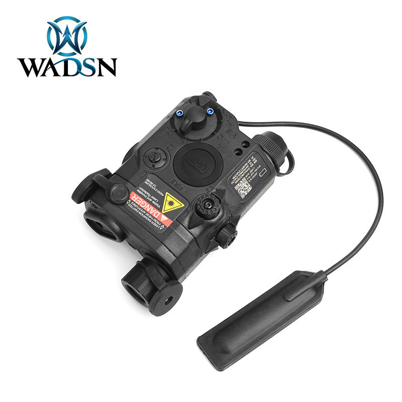 Lampu Senter Dan Aksesoris  WADSN Wadson PEQ-15 taktik tenaga tinggi pencerahan hijau/IR laser