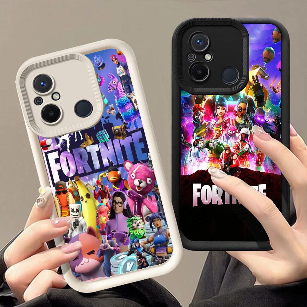 Casing untuk Xiaomi Redmi POCO C55 C31 Note A2 11A 10C A1 9A 7 9C 6A 9T 12C Pro Q-47 Fortnite