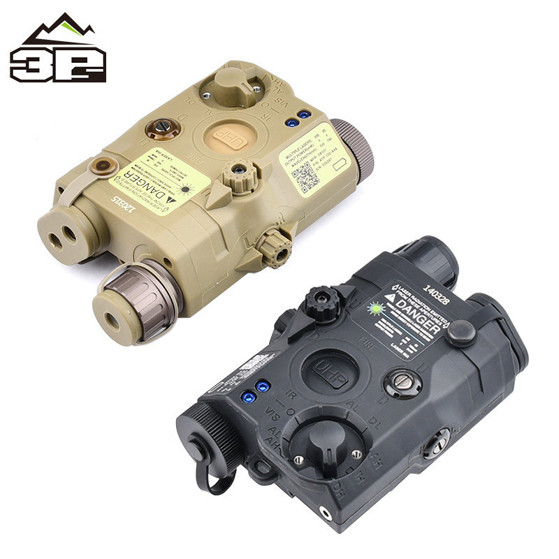 Lampu Senter Dan Aksesoris  PEQ-15 indikator taktik LED cahaya berkilau kuat pencerahan IR kotak bat