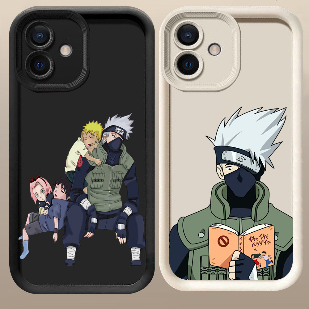 D-94 Naruto Kakashi Case Hitam Putih Casing untuk Samsung Galaxy F04 A05 M04 A06 A04E A04