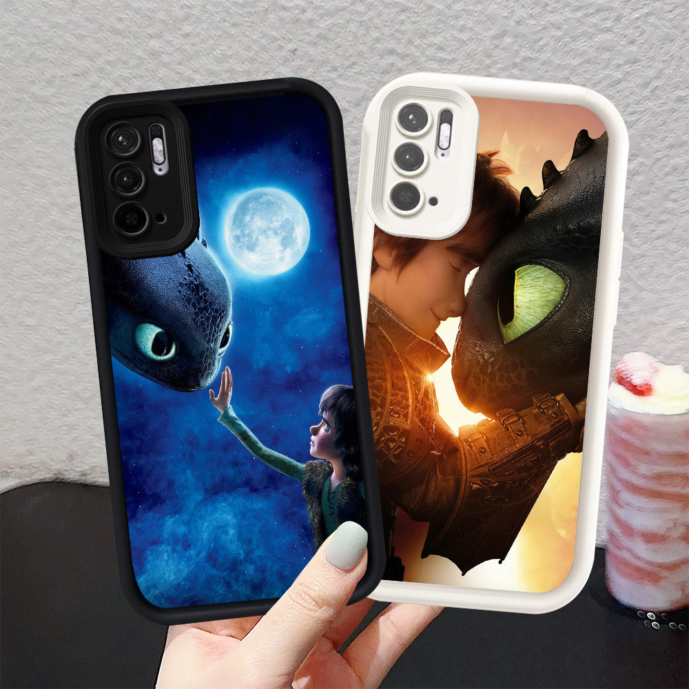R-32 Train Your Dragon Case Lembut Casing untuk Xiaomi Redmi Note 10s 10 Pro 5G Cover