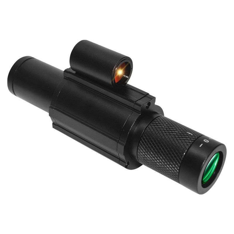 Teropong  Peralatan luar terbuat dari bahan logam dengan kursor salib memori, inframerah semua hitam