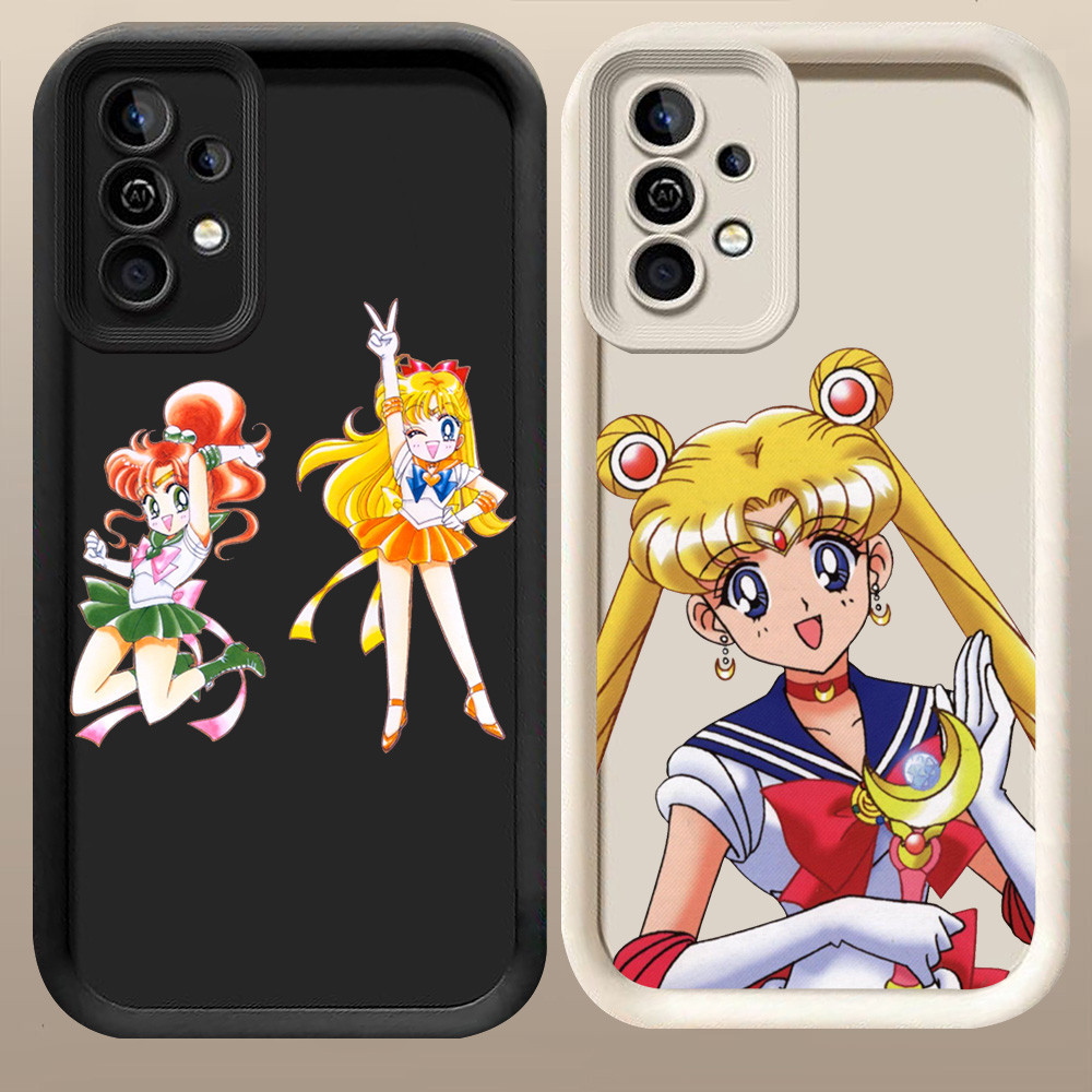 D-28 Sailor Moon Case Casing untuk Samsung Galaxy A52 A73 A35 A53 A52S A72 A25 A36 A56 S25 Ultra 5G