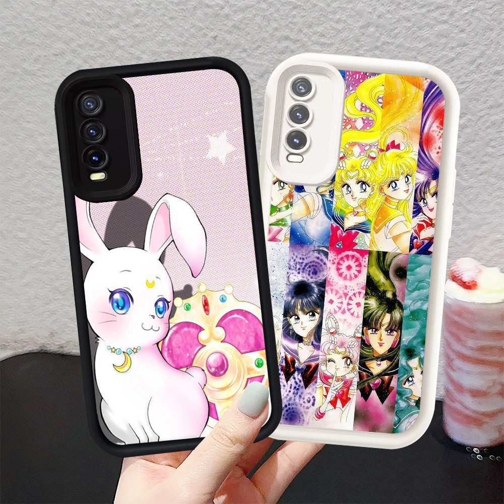 R-39 Cute Sailor moon Case Lembut Casing untuk Samsung Galaxy A50 A50s A30 A7 A10 A30s